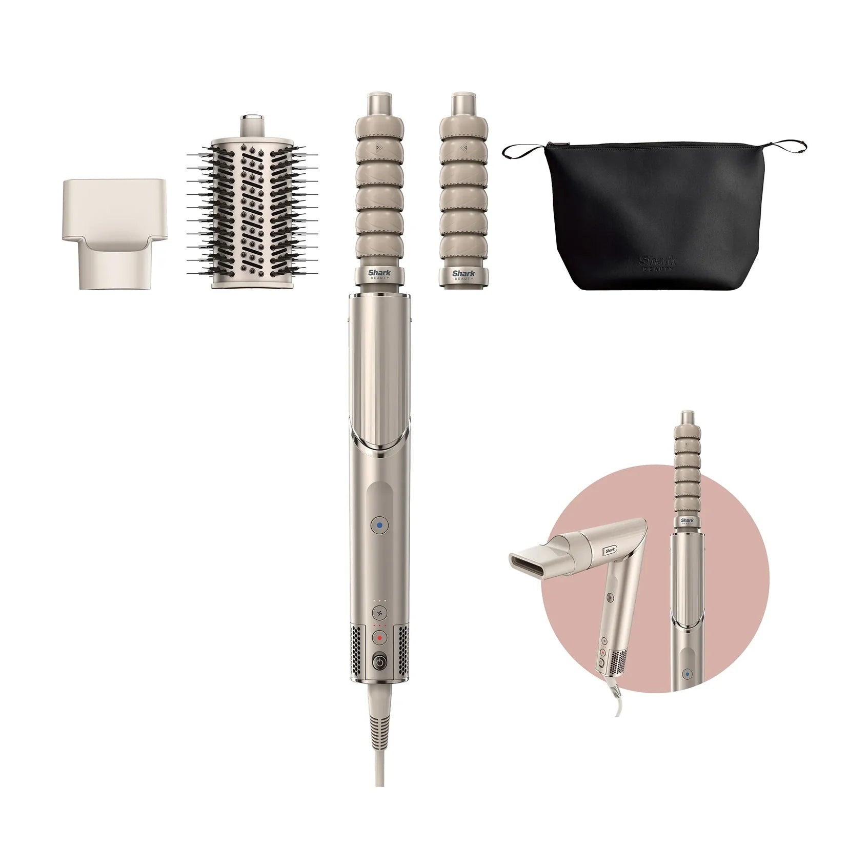 Shark FlexStyle Build Your Own Air Styling & Hair Drying System - Stone - Ella & Jade Hair